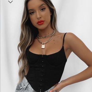Bustier whitefox boutique brand new 🖤